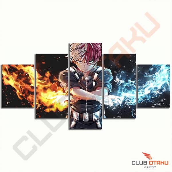 Décoration My Hero Academia - Tableau Shoto Todoroki