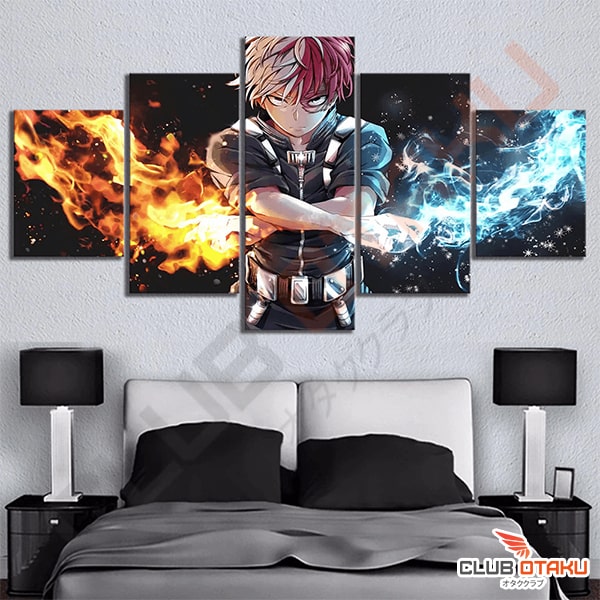 Décoration My Hero Academia - Tableau Shoto Todoroki