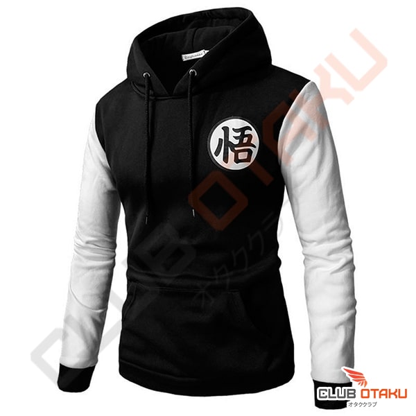 Sweat dragon ball z logo kanji goku noir