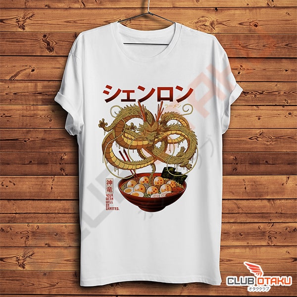 Tshirt dragon ball z shenron ramen