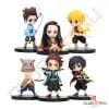 figurine demon slayer lot de 6 personnages 6cm