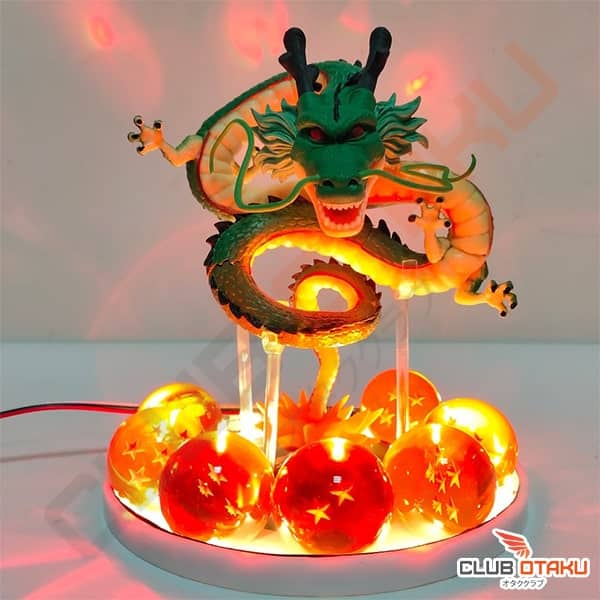 figurine dragon ball z shenron 7 boules de cristal effets de sons et lumières