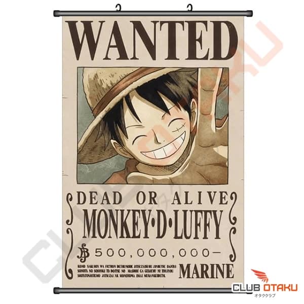 Poster One Piece, Primes Pirates Wanted