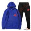 vetement naruto - hoodie et pantalon akatsuki - bleu - pantalon noir (1)