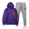 Hoodie Mauve - Pantalon Gris - 2