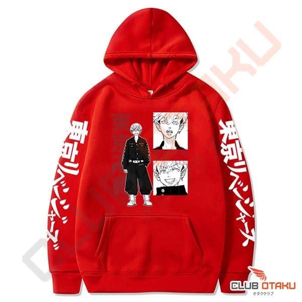 vetements tokyo revengers - hoodie matsuno chifuyu rouge
