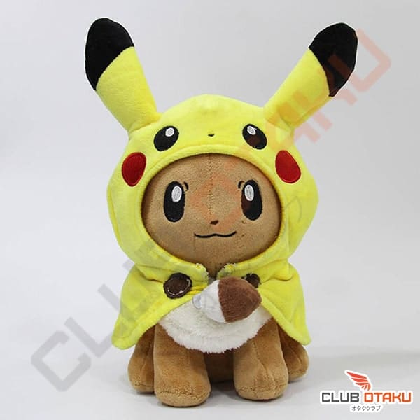 Peluche Pokémon, Pikachu, Déguisement Evoli