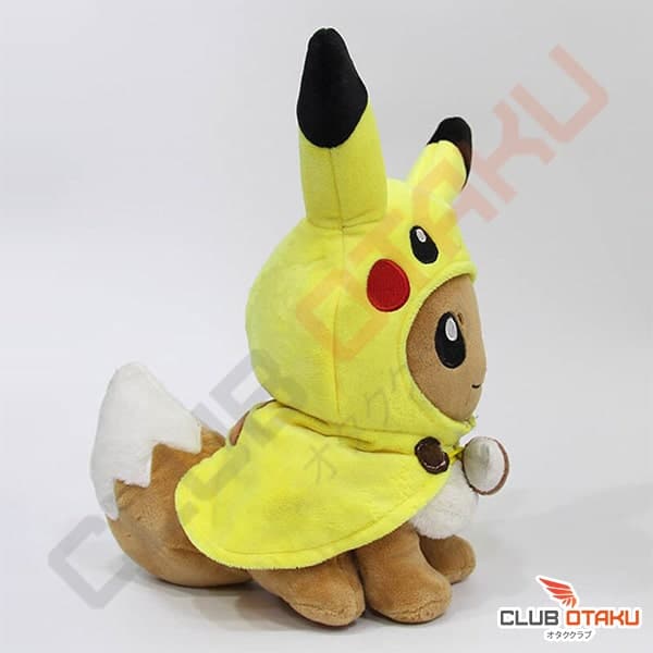 Peluche Pokemon - Evoli - Deguisement Pikachu (3)
