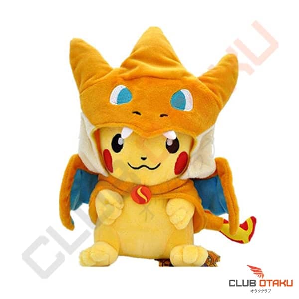 Peluche Pokemon - Pikachu - Deguisement Dracaufeu Y (2)