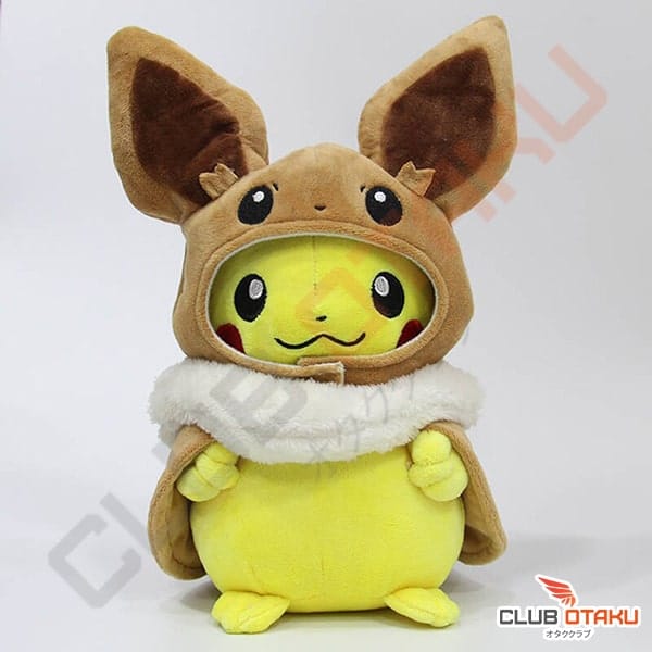 Peluche Pokémon, Pikachu, Déguisement Evoli