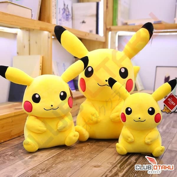 accessoire pokemon - peluche pikachu - 6 tailles disponibles (2)