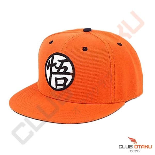 casquette orange dragon ball z kanji kame go