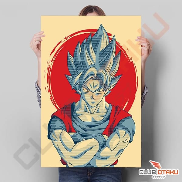 Affiche - Poster Vintage - Dragon Ball Z - Sangoku