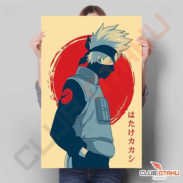 Affiche - Poster Vintage - Naruto - Kakashi