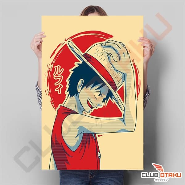 Affiche - Poster Vintage - One Piece - Luffy