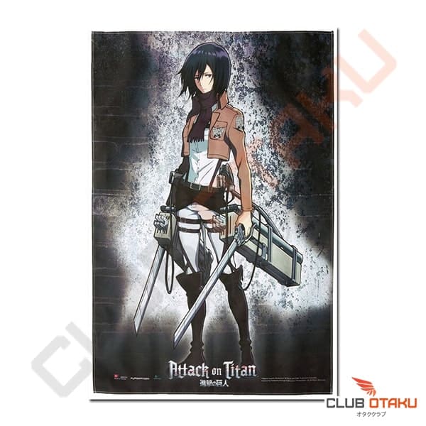 Poster Affiche L'attaque des titans - shingeki no kyujin - mikasa ackerman 1