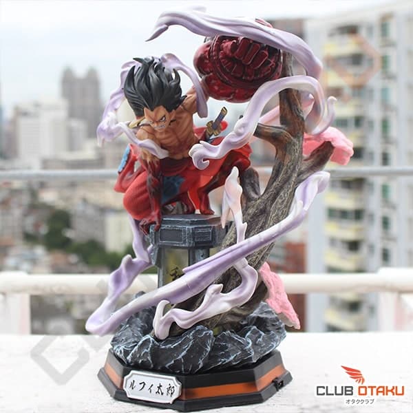 figurine one piece - luffy snakeman gear 4 - 26 cm club otaku