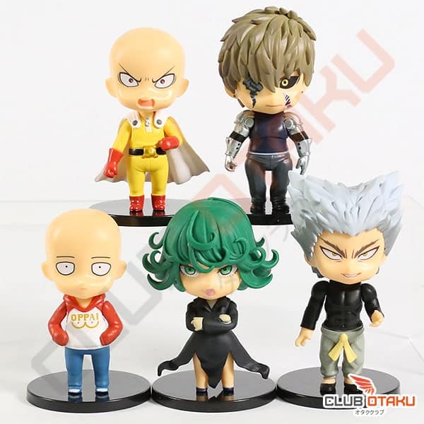 figurine one punch man - lot de 5 figurines (B)