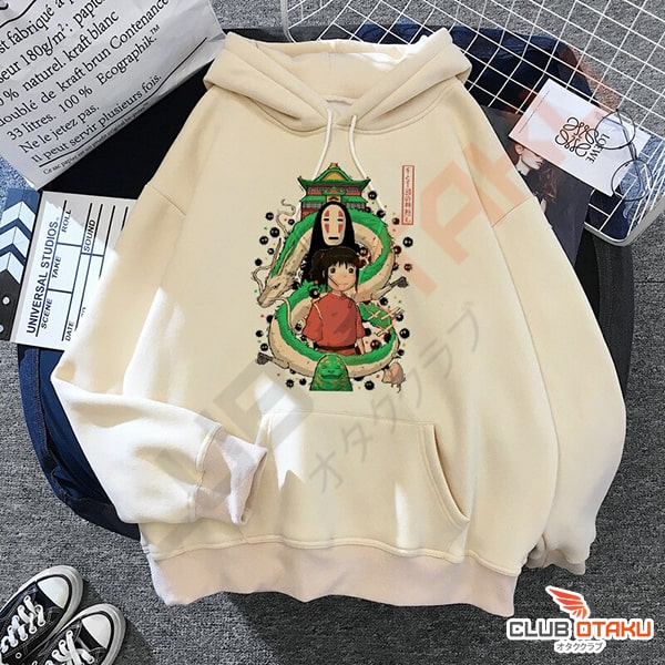 vêtement ghibli - hoodie unisexe - chihiro dragon