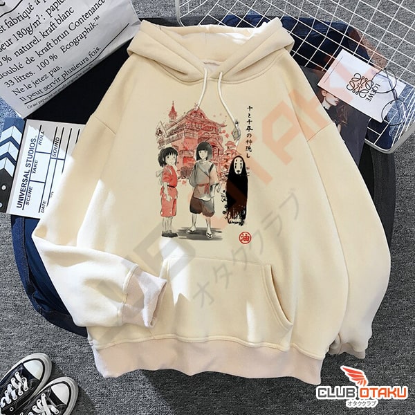 vêtement ghibli - hoodie unisexe - le voyage de chihiro