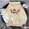 vêtement ghibli - hoodie unisexe - totoro branche cerisier