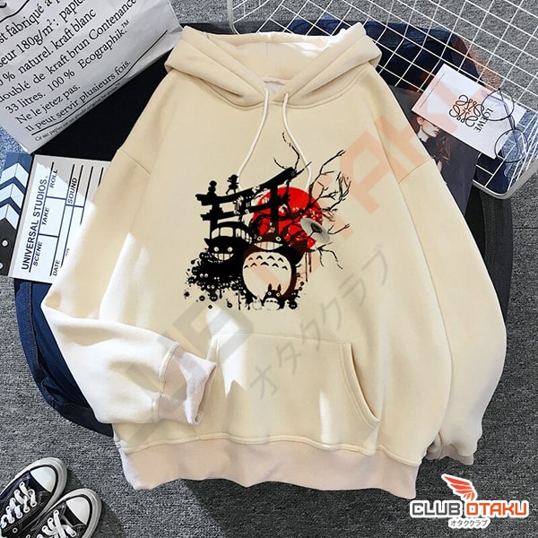 vêtement ghibli - hoodie unisexe - totoro japon