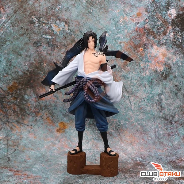 Figurine Naruto - Sasuke Uchiwa Corbeaux - 25 cm (2)