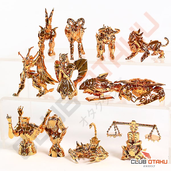 Figurine Saint Seiya Les Chevaliers du Zodiaques - 12 Signes du Zodiaque - 3 6 cm