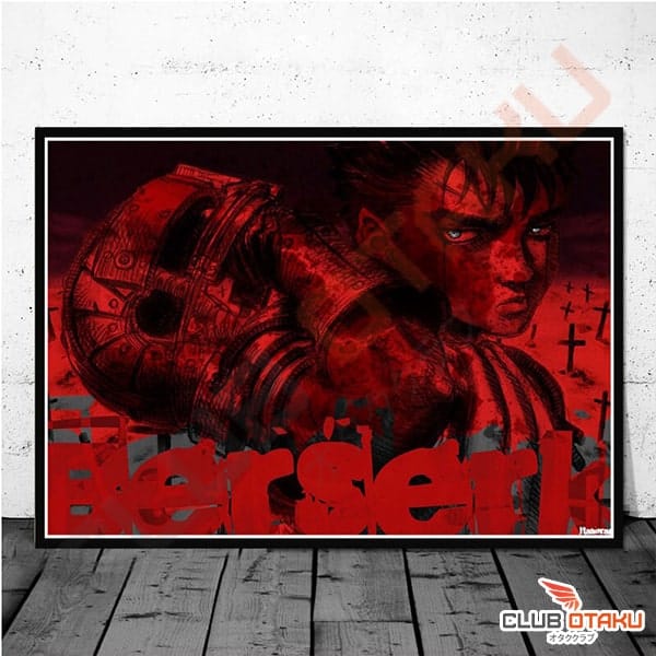 Poster Affiche Murale Berserk - Guts Enfant