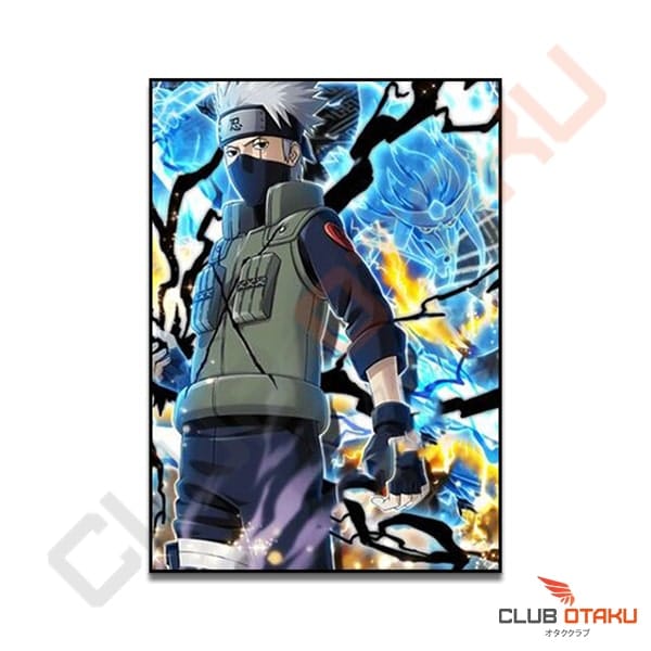 Poster Naruto Affiche Murale - Kakashi Hatake - 8 Tailles Disponibles