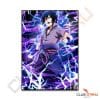 Poster Naruto Affiche Murale - Sasuke Uchiwa Eclairs - 8 Tailles Disponibles