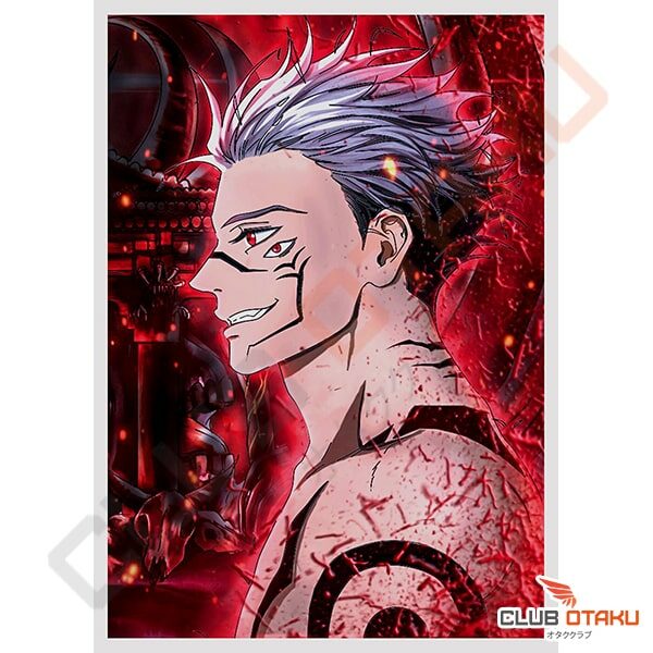 Poster Jujutsu Kaisen - Décoration -Affiche Murale - Sukuna Ryomen 2