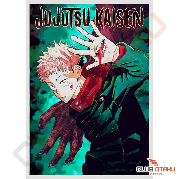 Poster Jujutsu Kaisen - Décoration -Affiche Murale - Tome 1