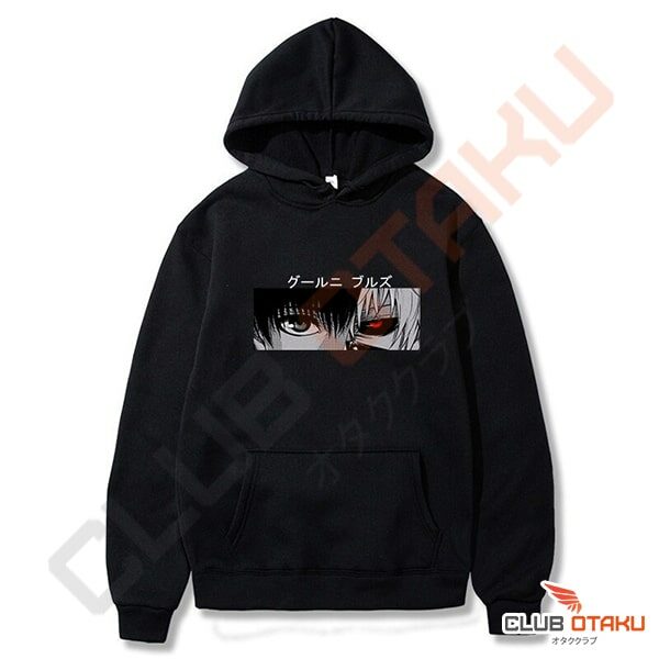 Vêtement Tokyo Ghoul - Hoodie Sweatshirt Kaneki Ken - Noir