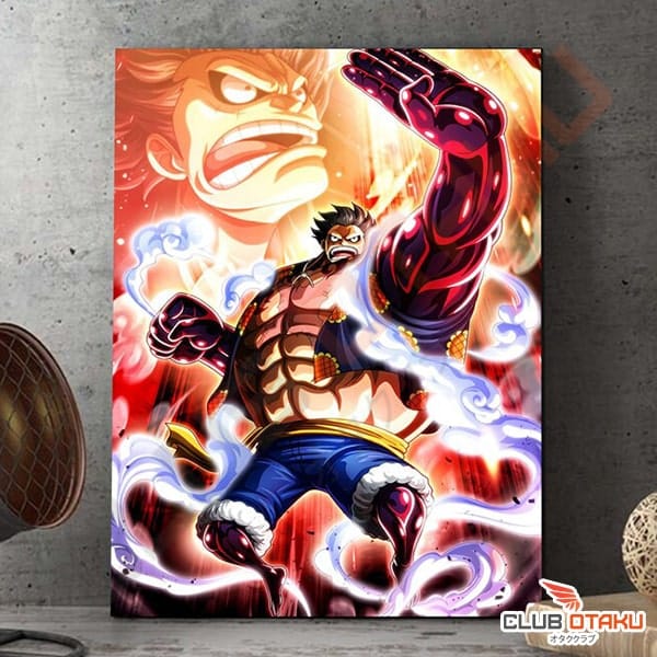 Poster Affiche One Piece - Monkey D Luffy - Gear 4 Wano