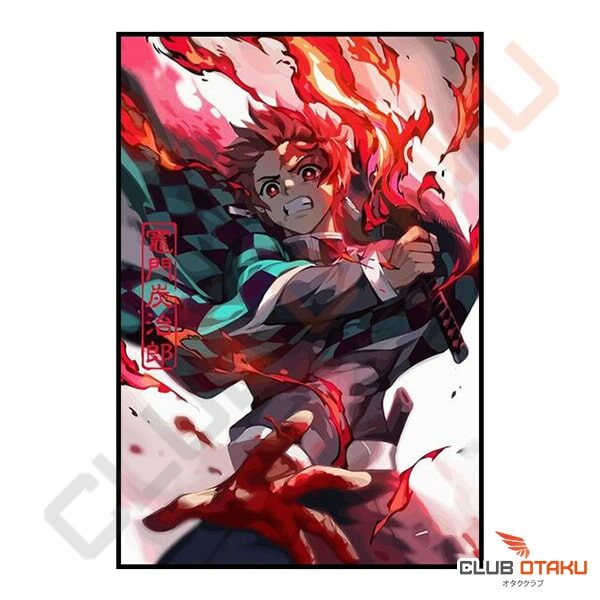 Poster Demon Slayer - Kimetsu no Yaiba - Tanjiro - Souffle du Feu