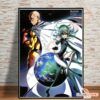 Poster One Punch Man - Affiche Décoration Murale - Saitama & Tatsumaki