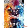 Poster sur Toile My Hero Academia - Shoto Todoroki