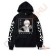 hoodie sweatshirt chainsaw man - denji - noir