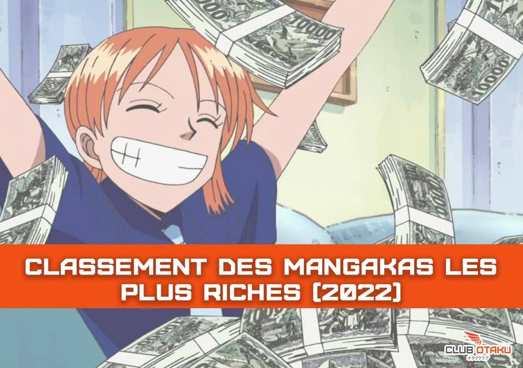 classement des mangakas les plus riches de 2022