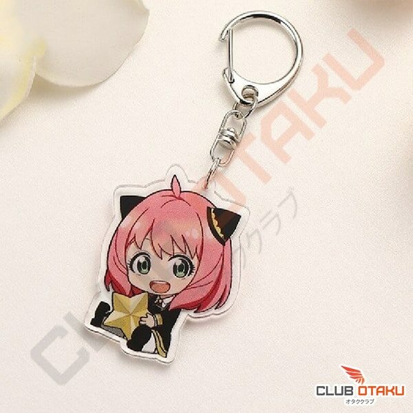 accessoire spy x family - porte clés chibi - anya stella