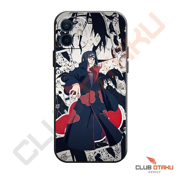 Coque de Téléphone Naruto - iPhone - Style Manga - Itachi Uchiwa