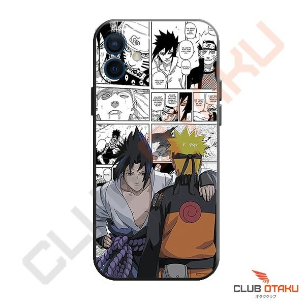 Coque de Téléphone Naruto - iPhone - Style Manga - Naruto & Sasuke 2