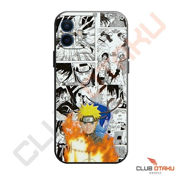 Coque de Téléphone Naruto - iPhone - Style Manga - Naruto & Sasuke