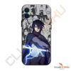 Coque de Téléphone Naruto - iPhone - Style Manga - Sasuke Uchiwa Sabre