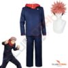 Cosplay Jujutsu Kaisen - Yuji Itadori - Uniforme et Perruque (1)