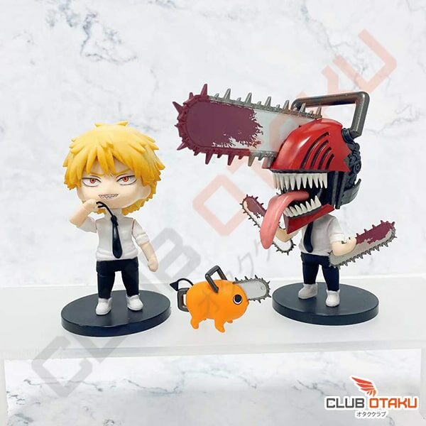 Figurine Chainsaw Man - Lot de 5 Figurines - Denji et Power (3)