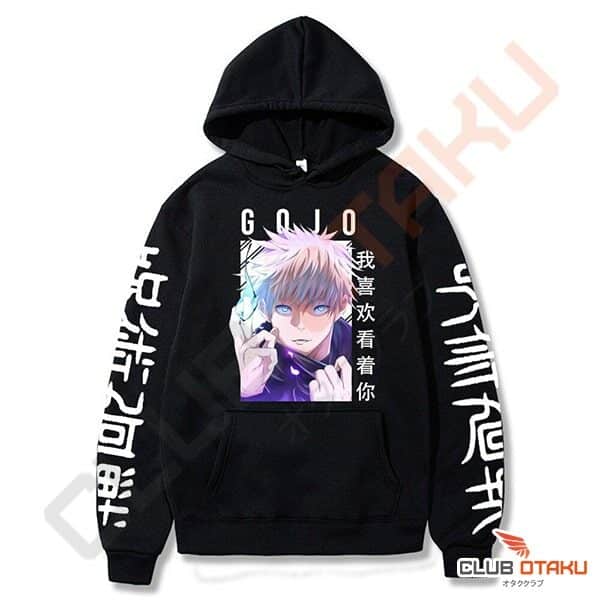 Sweatshirt Jujutsu Kaisen - Satoru Gojo - Noir