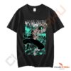 T-shirt Jujutsu Kaisen - Ryomen Sukuna - Fond Vert - Noir