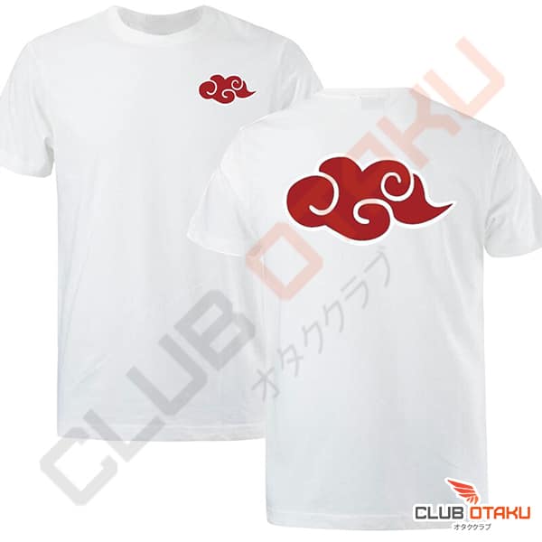 T-shirt Naruto - Embleme Akatsuki - Blanc